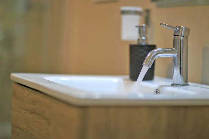 Dettaglio del lavabo
