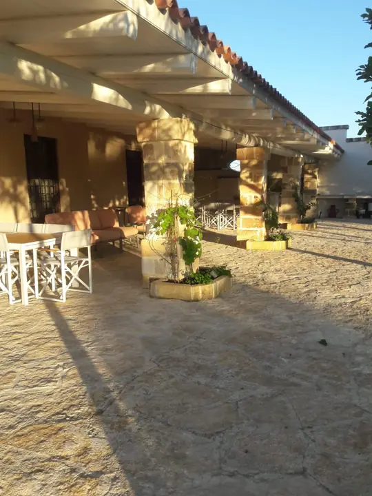 Il patio al tramonto